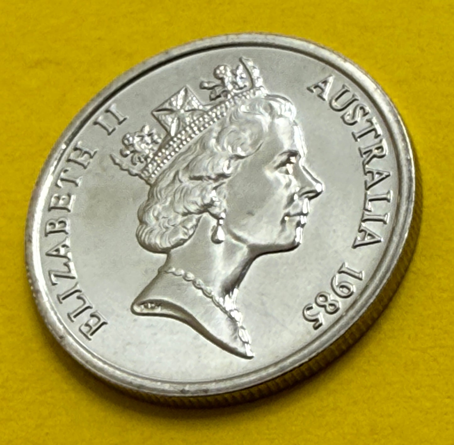 1985 5 Cent Coin - Choice Uncirculated - mint set ONLY coin - comes in 2x2