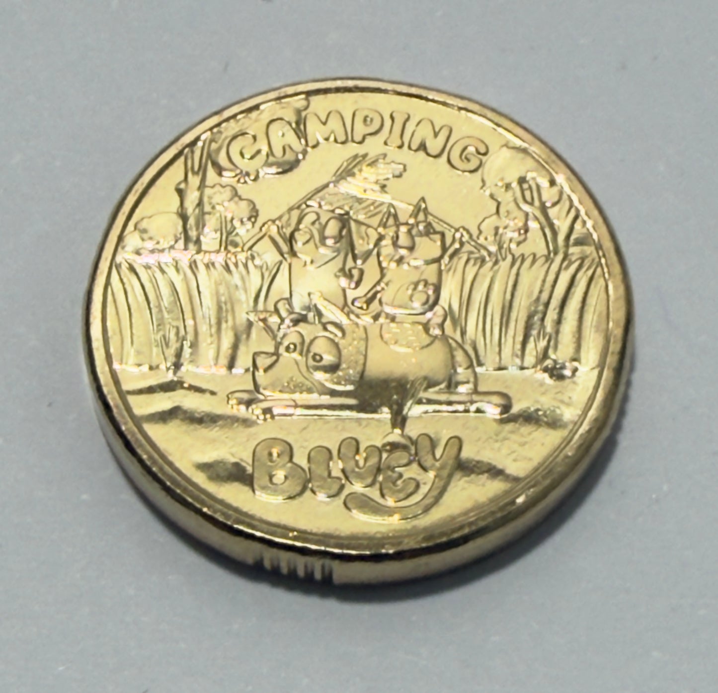 2026 $2 BLUEY Coin - Camping - Uncirculated - comes in 2x2