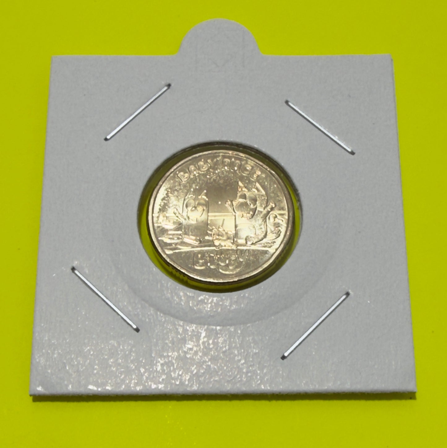 2026 $2 BLUEY Coin - BABY RACE - Uncirculated - comes in 2x2