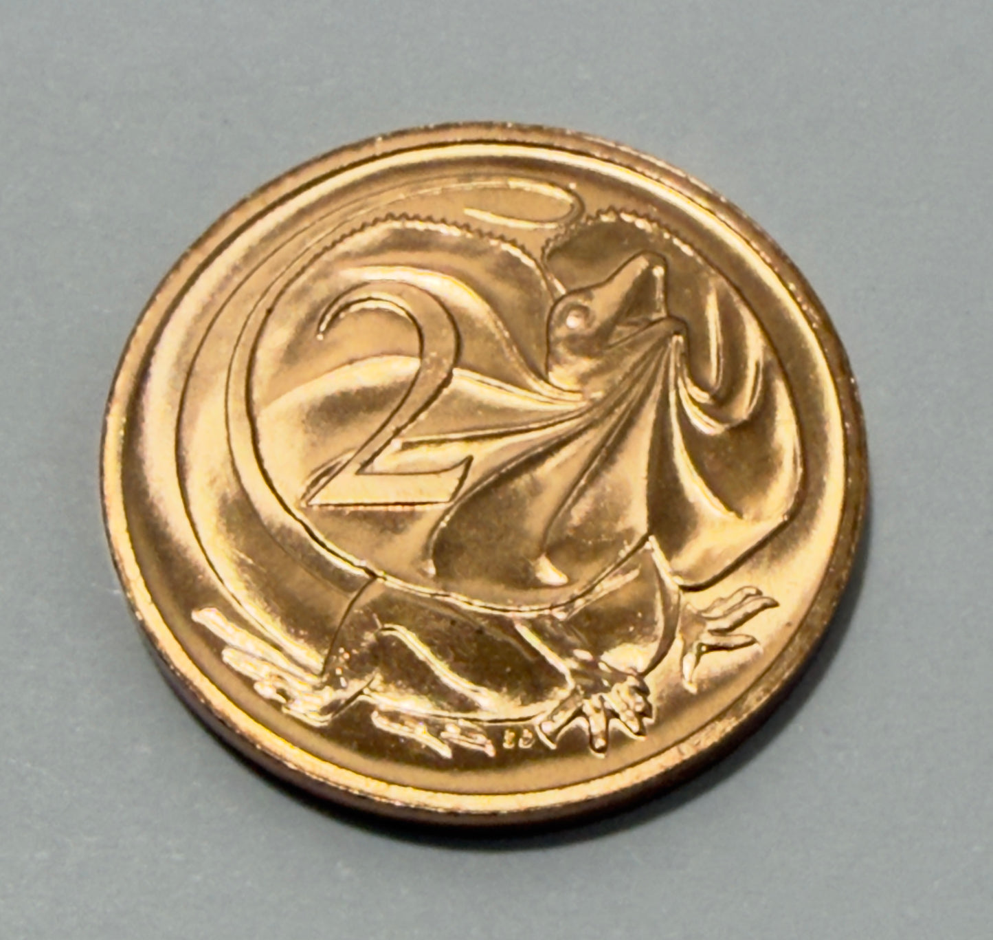 1991 2 Cent Coin - Choice Uncirculated - Two Cent - mint set ONLY coin -in 2x2