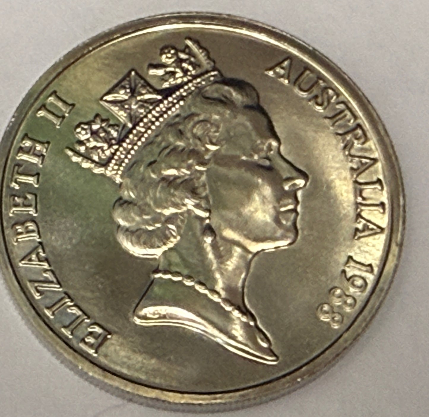 1988 20 Cent Coin - Uncirculated - Mint Set ONLY Coin - comes in 2x2