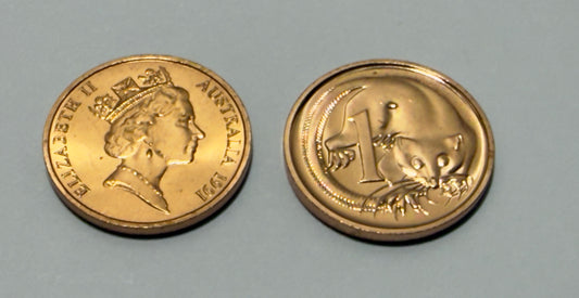 1991 One Cent Coin - Choice Uncirculated - mint set ONLY coin - comes in 2x2