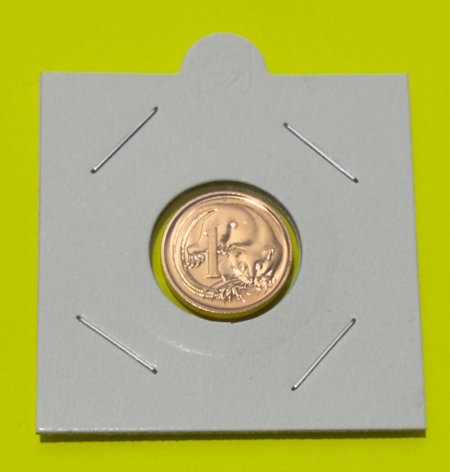 1991 One Cent Coin - Choice Uncirculated - mint set ONLY coin - comes in 2x2