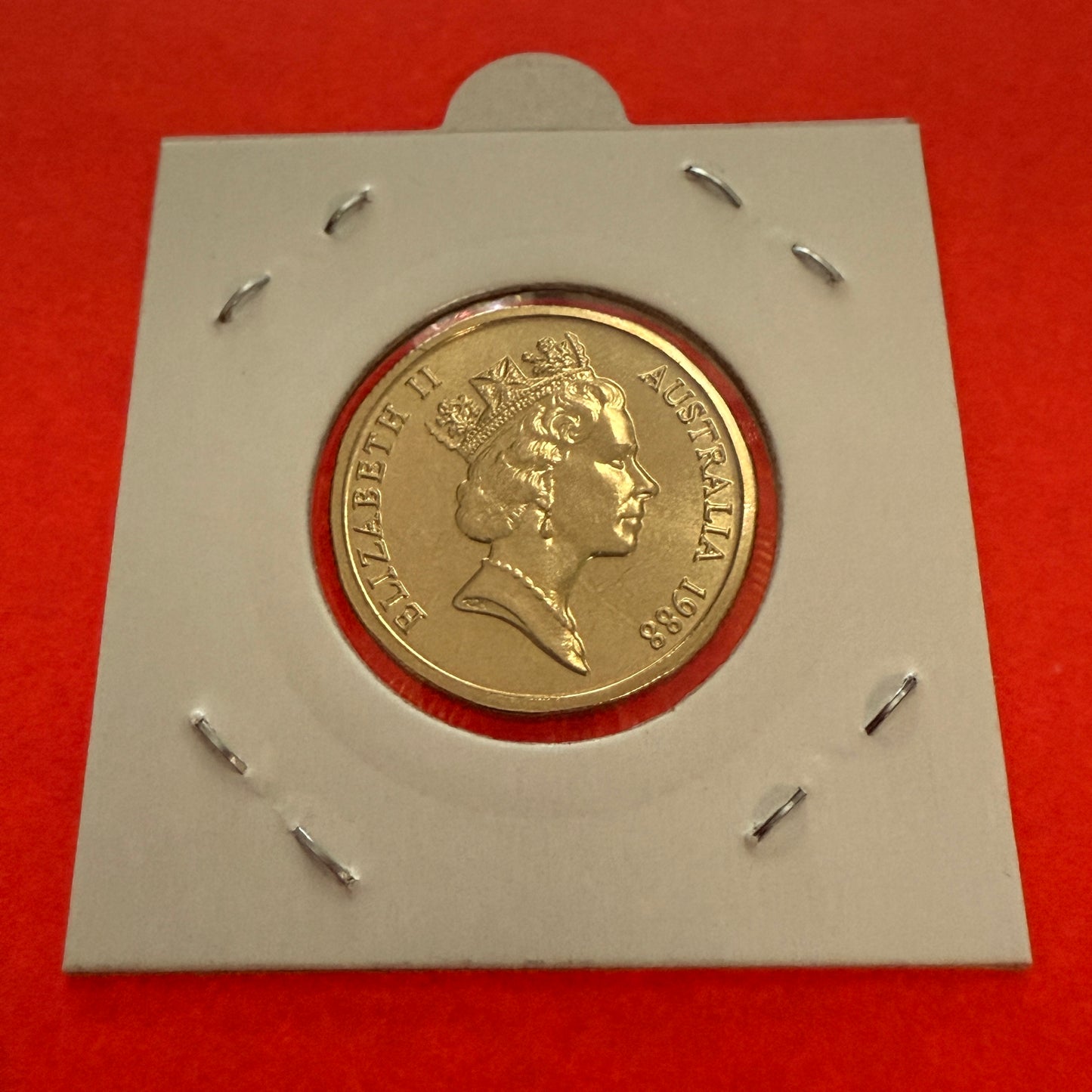 1988 $1 Coin - Choice Uncirculated - 1 Dollar Bicentenary - ex mint set - in 2x2