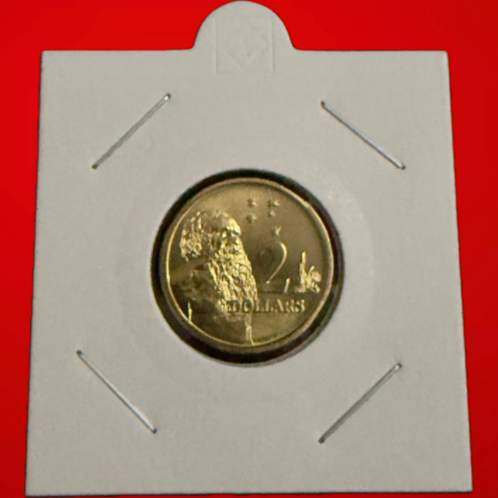 1995 $2 Elder Coin - Choice Uncirculated - Two Dollar Ex MINT SET Coin - in 2x2