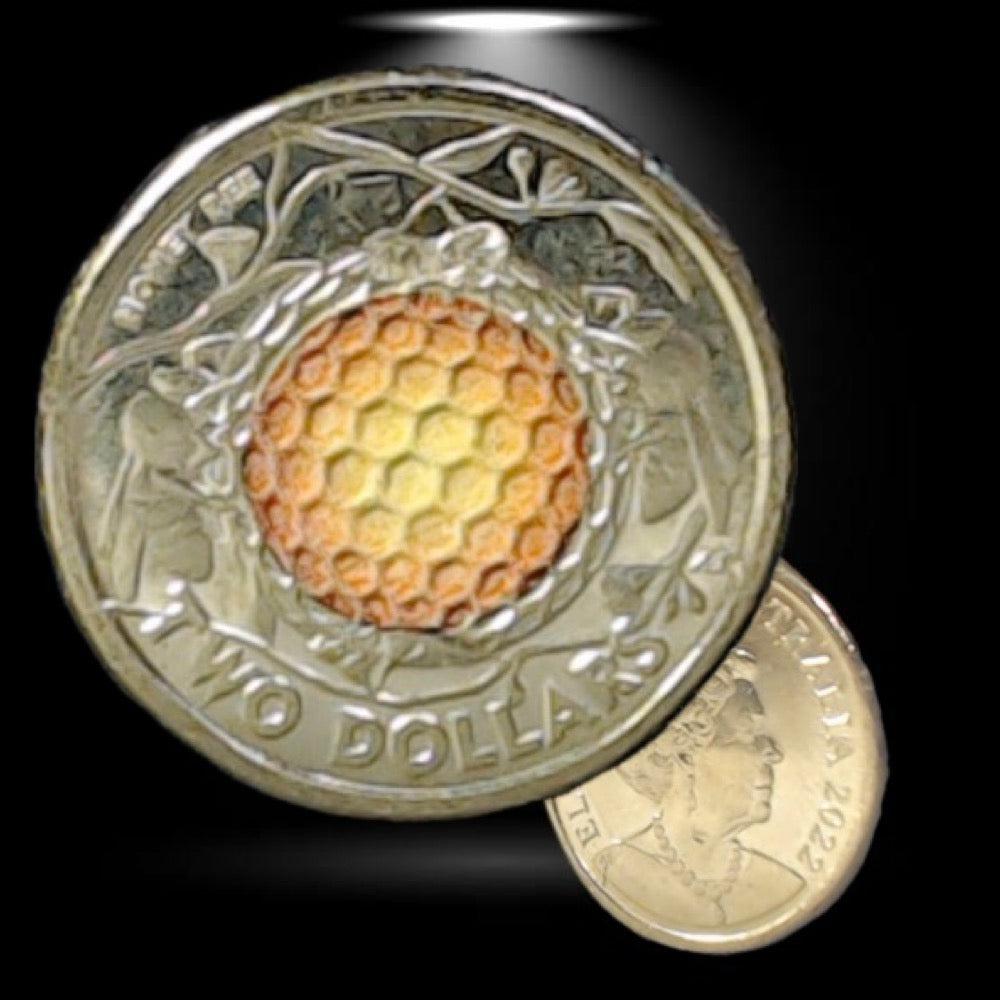 2022 $2 Honey Bee Coin - Uncirculated - Two Dollar - Comes In 2x2