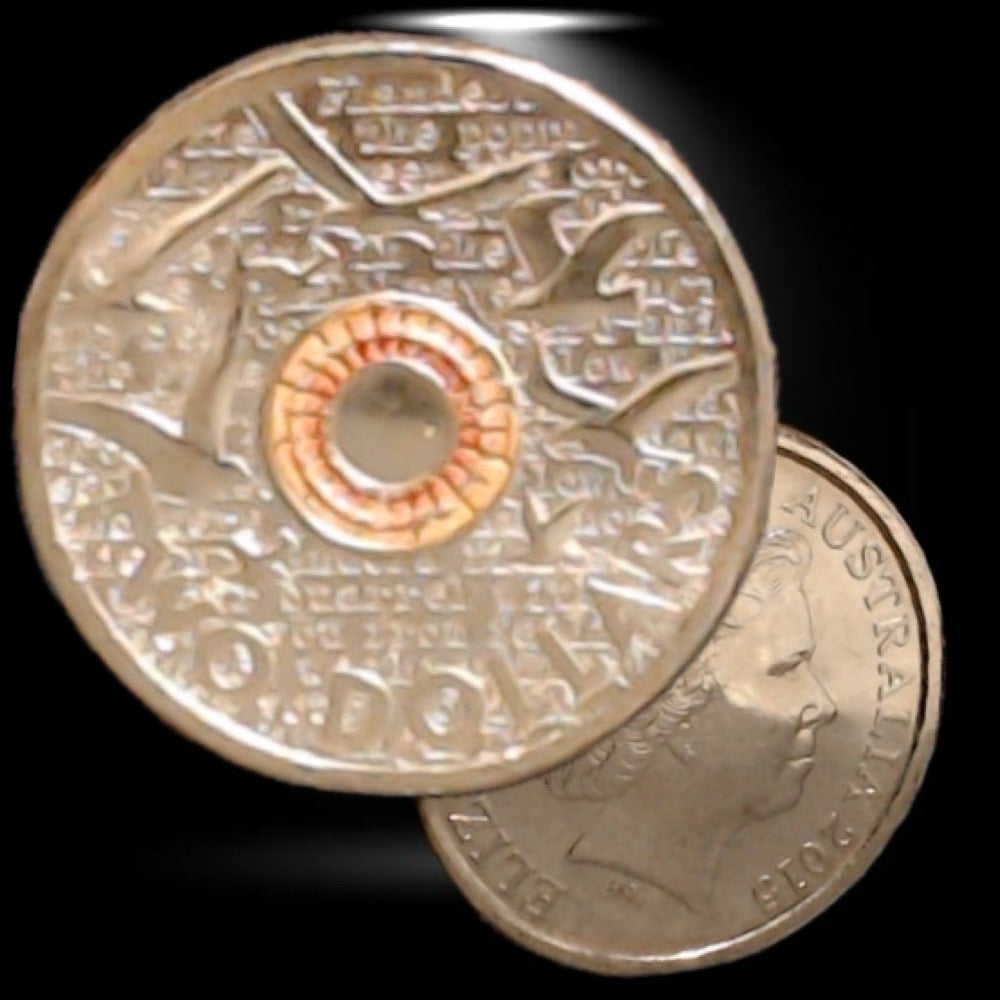 2015 $2 Flanders Field Coin - Uncirculated - Remembrance Day Coin - comes in 2x2
