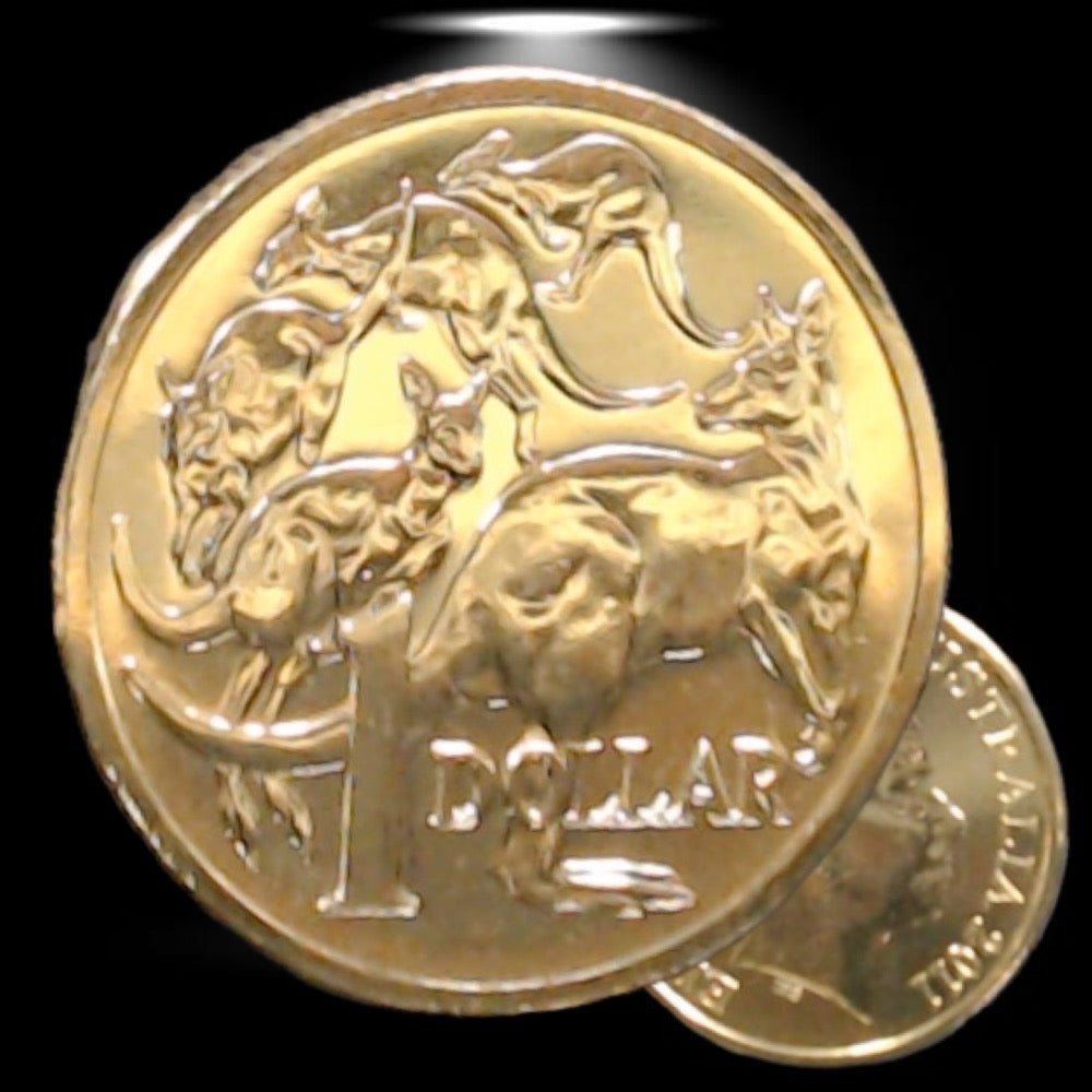 2011 $1 Coin - Mob of Roos - Uncirculated - One Dollar - comes in 2x2