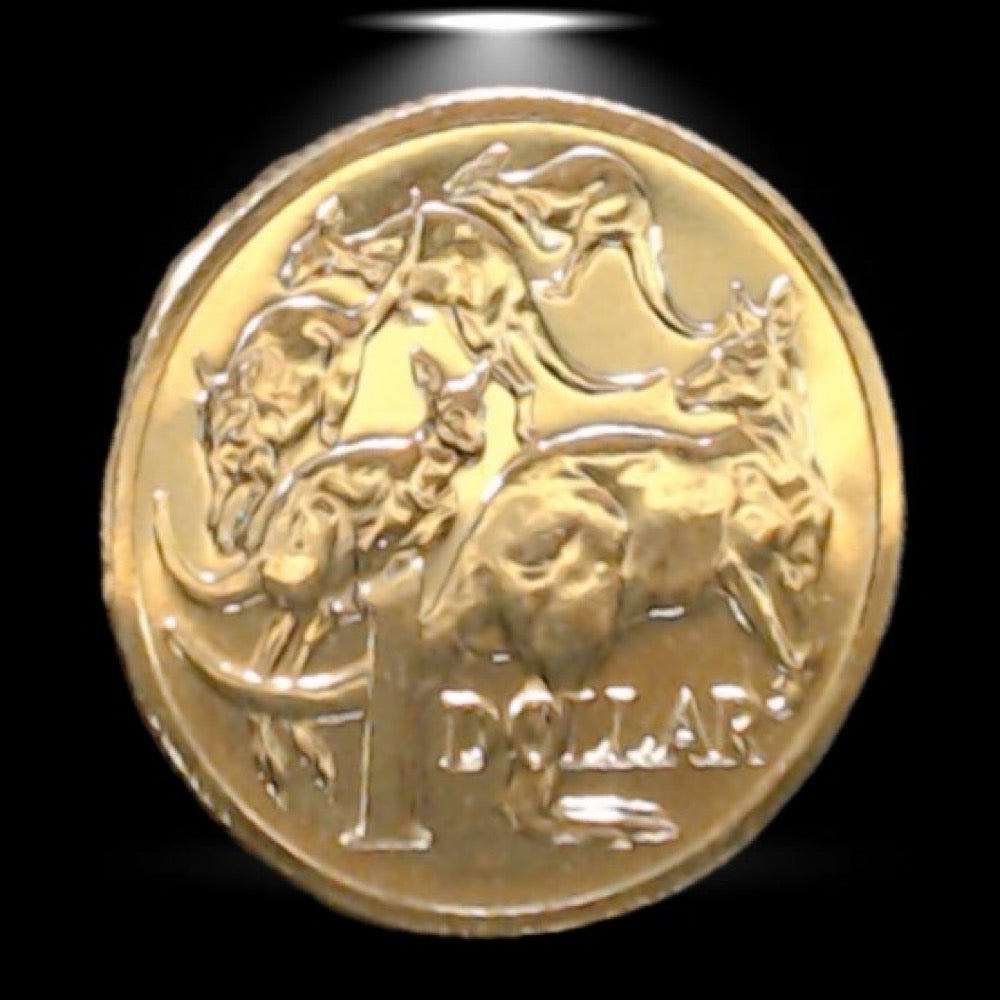 2011 $1 Coin - Mob of Roos - Uncirculated - One Dollar - comes in 2x2