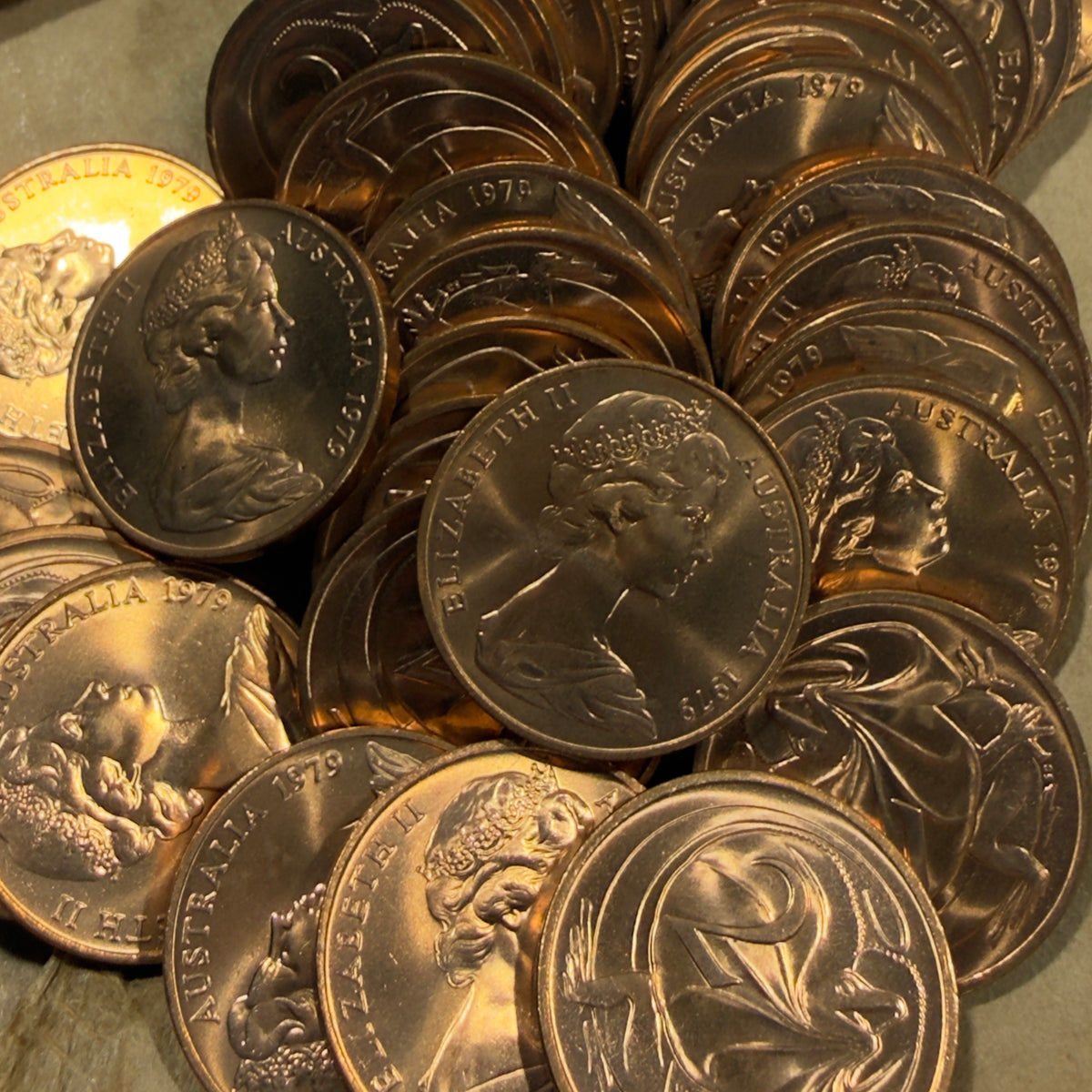1979 2 Cent Coin - Uncirculated - Two Cent - 2c - comes in 2x2