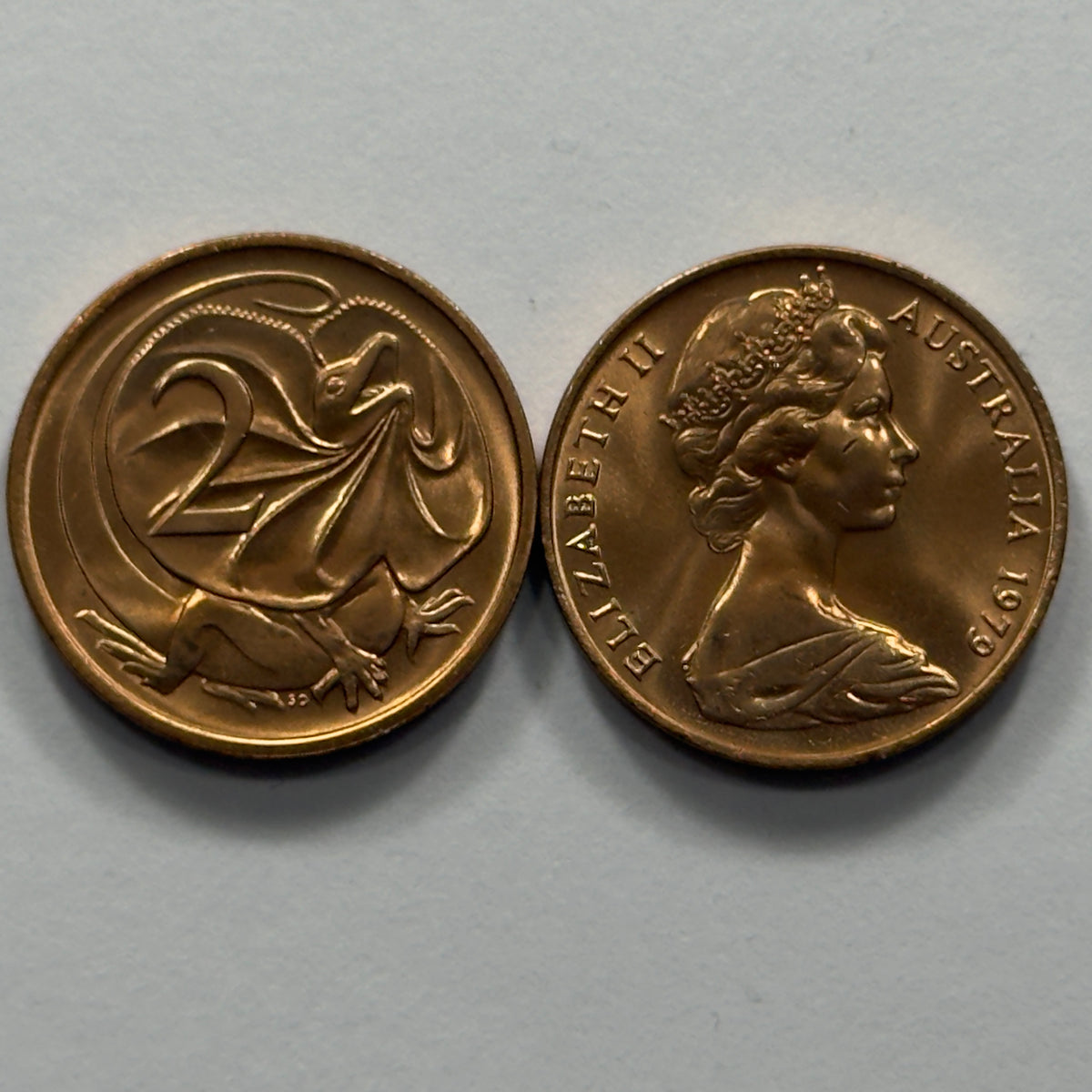 1979 2 Cent Coin - Uncirculated - Two Cent - 2c - comes in 2x2