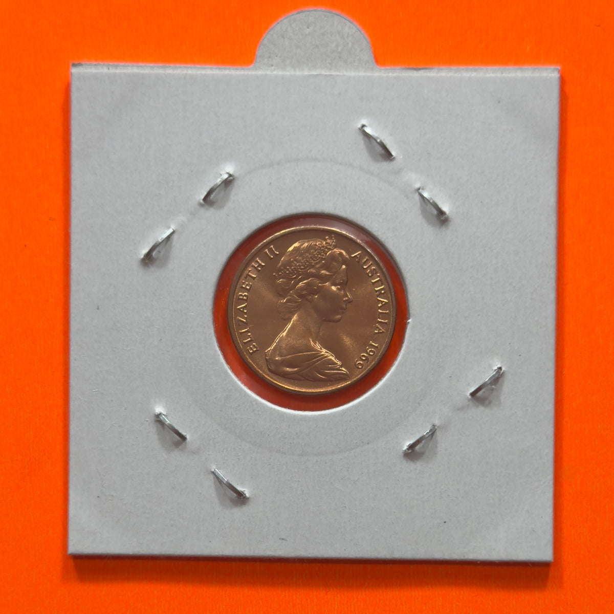 1969 1 Cent Coin - Uncirculated - One Cent 1c - Ex RAM Roll - Comes In 2x2