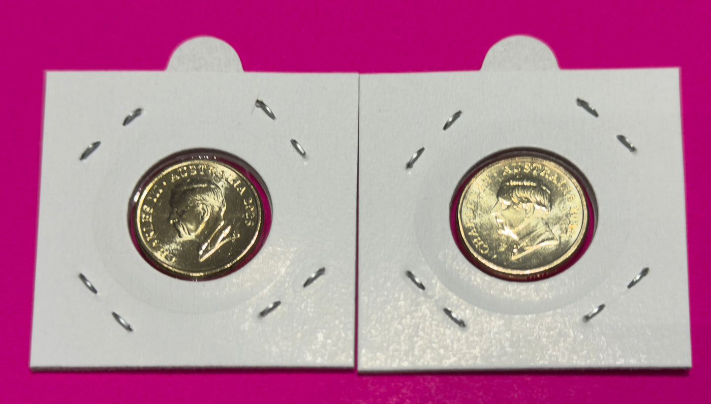 2026 $2 Bluey & Bingo Coloured Coins - Uncirculated 2 Coins in 2x2s