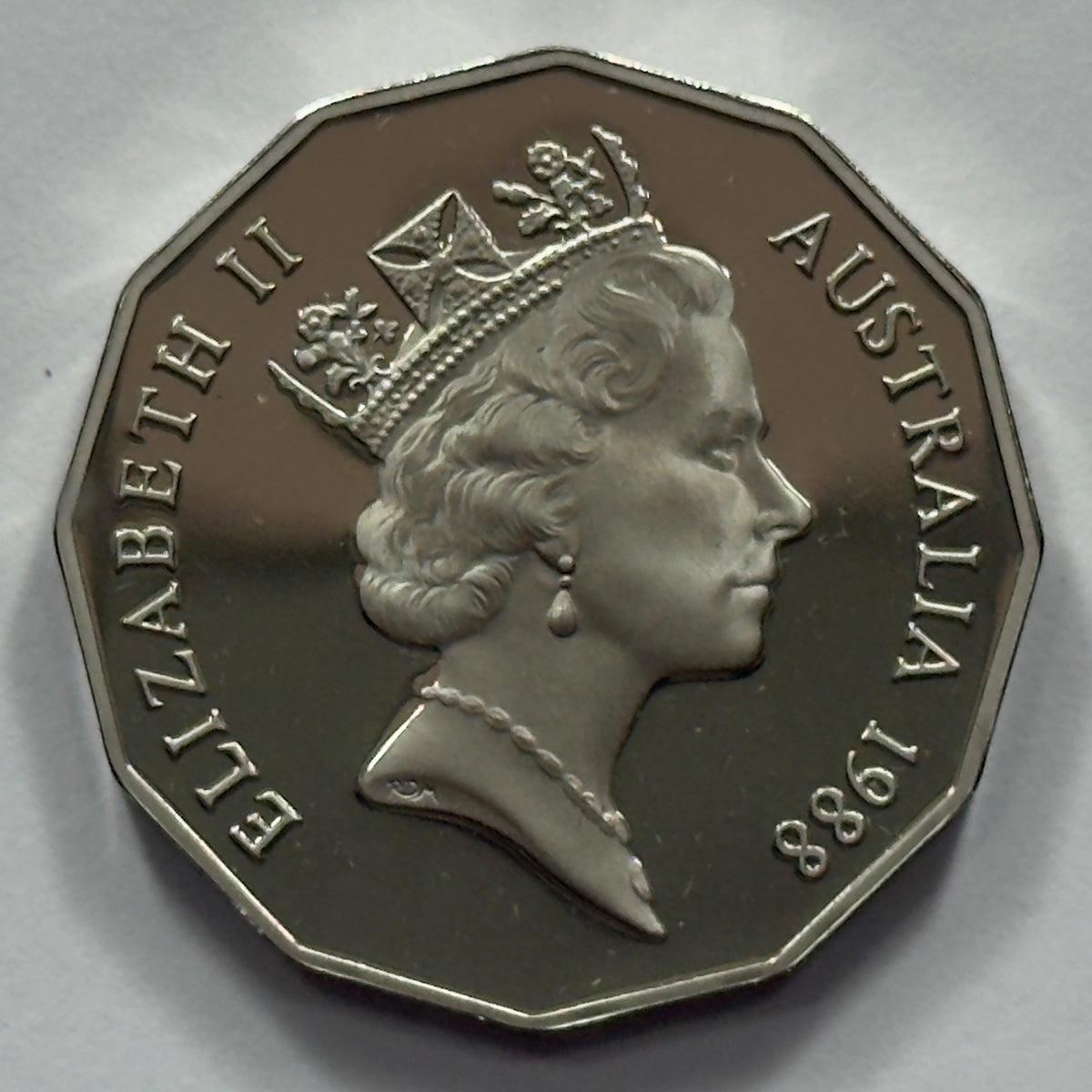 1988 50 Cent Proof Coin - comes in 2x2 - Bicentenary/Tall Ships - comes in 2x2