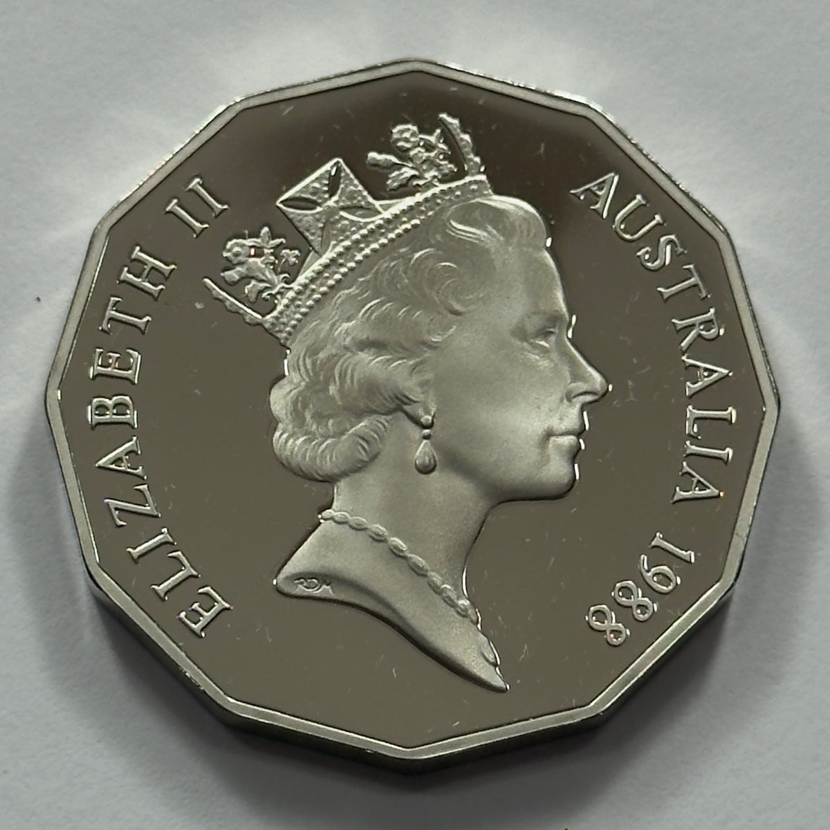 1988 50 Cent Proof Coin - comes in 2x2 - Bicentenary/Tall Ships - comes in 2x2