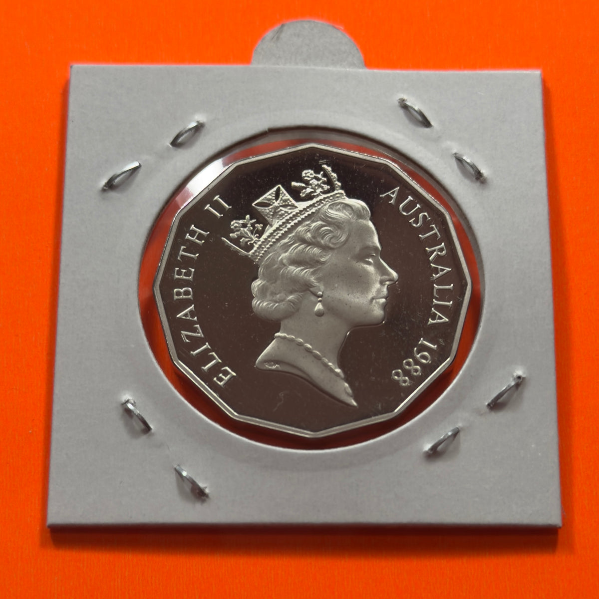 1988 50 Cent Proof Coin - comes in 2x2 - Bicentenary/Tall Ships - comes in 2x2