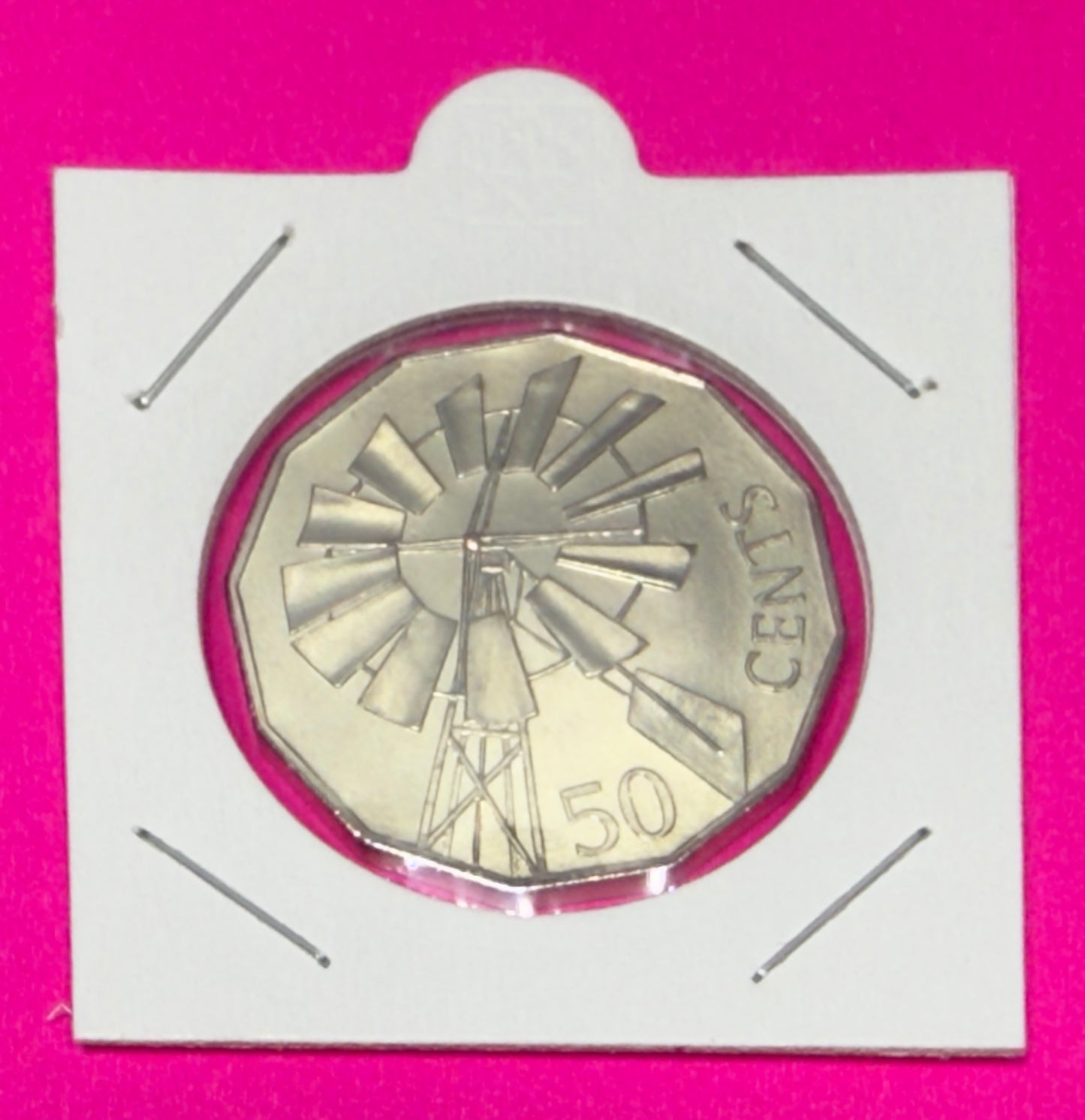 2002 50 Cent Coin - Year of the Outback - Choice Uncirculated - comes in 2x2