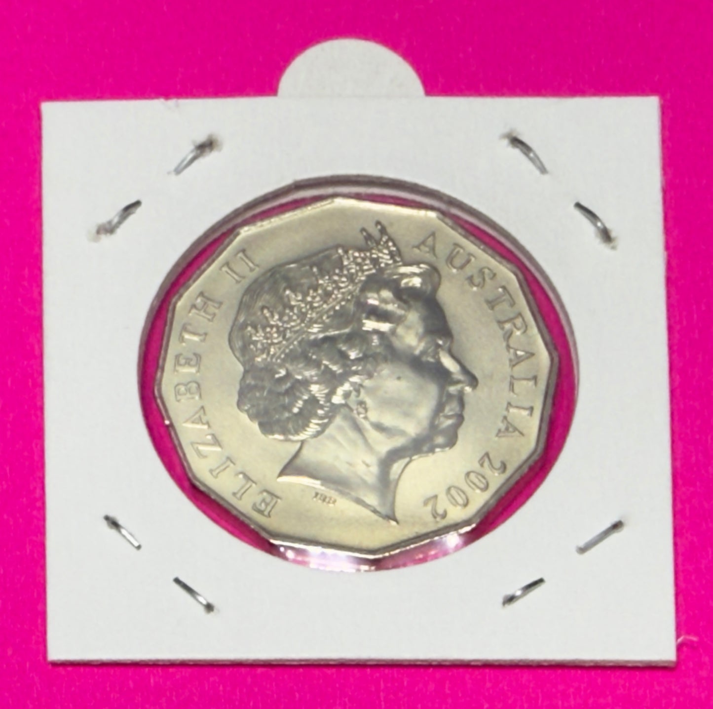 2002 50 Cent Coin - Year of the Outback - Choice Uncirculated - comes in 2x2