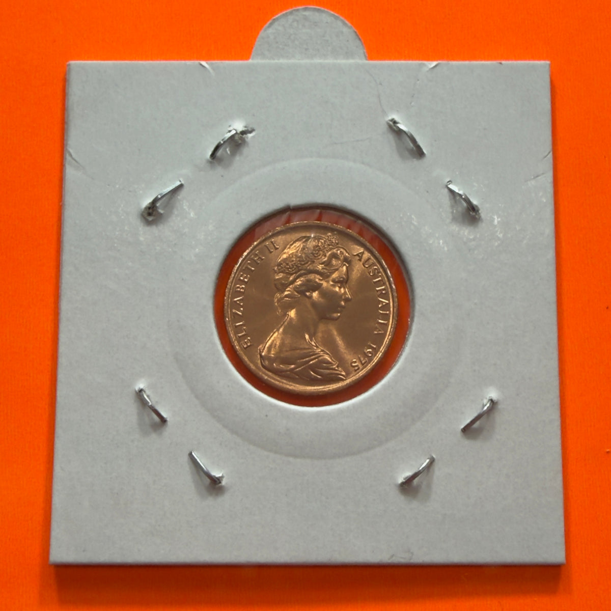 1975 1 Cent Coin - Uncirculated - Ex Ram Roll - One Cent - Comes In 2x2