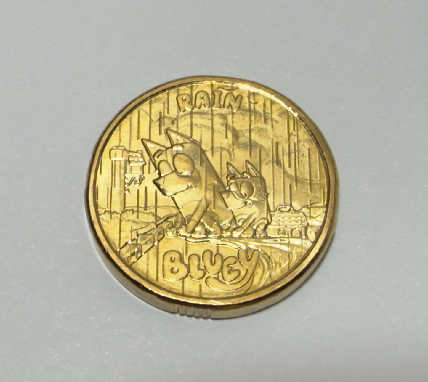 2026 $2 BLUEY Coin - Rain - Uncirculated - comes in 2x2