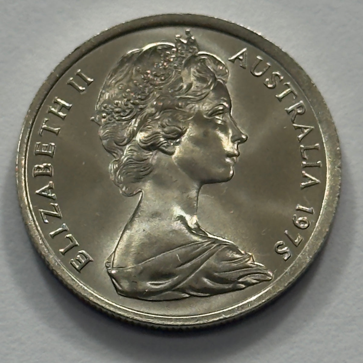 1975 5 Cent Coin - Uncirculated - Five Cent Coin - comes in 2x2