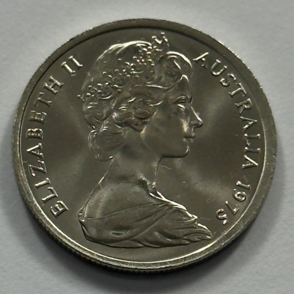 1975 5 Cent Coin - Uncirculated - Five Cent Coin - comes in 2x2