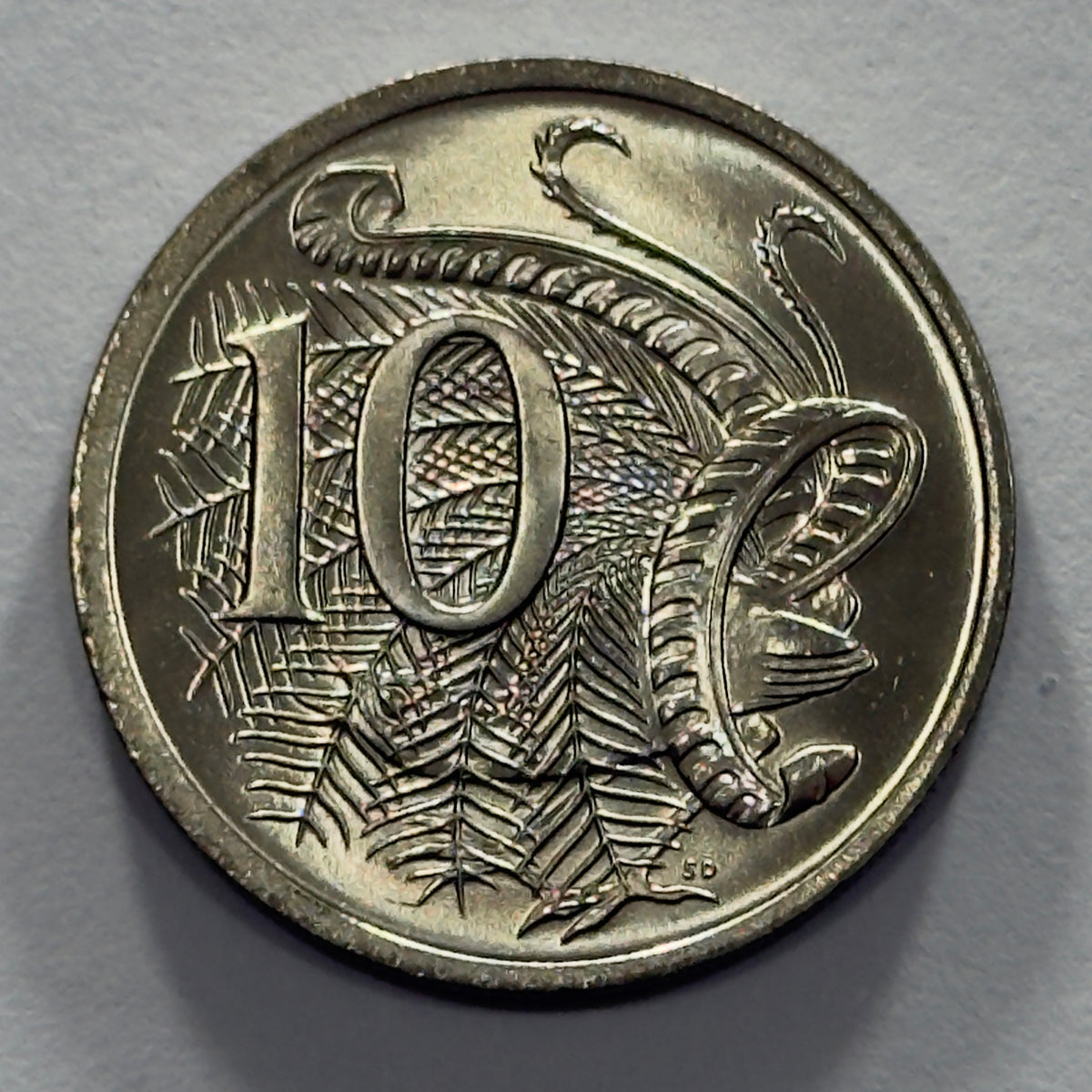 1975 10 Cent Coin - Uncirculated - Ten Cent - comes in 2x2