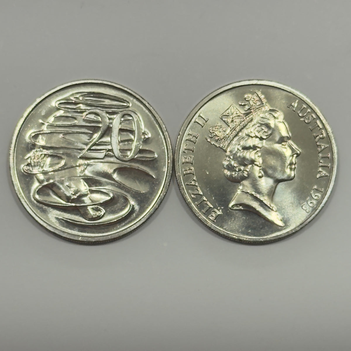1993 20 Cent Coin - Choice Uncirculated - Twenty Cent - 20c - comes in 2x2