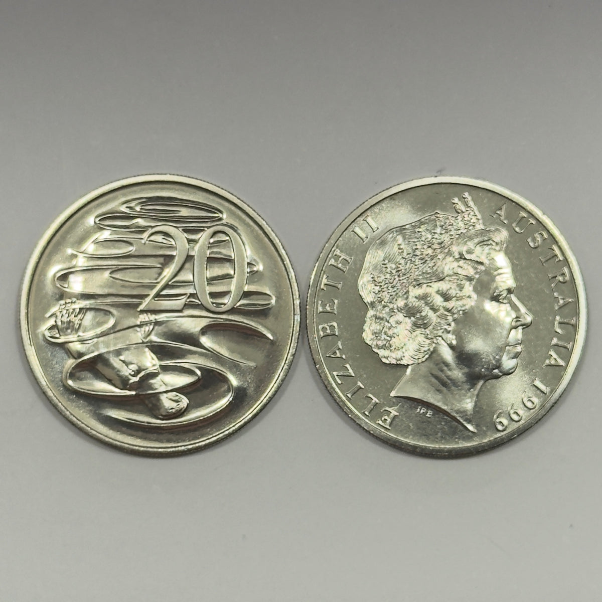 1999 20 Cent Coin - Choice Uncirculated - Twenty Cent - 20c - comes in 2x2
