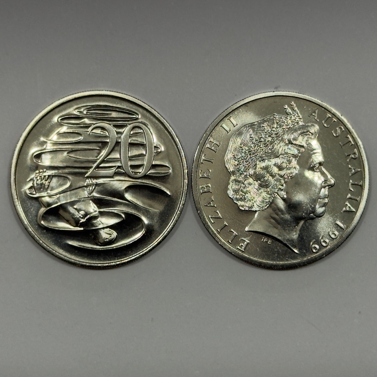 1999 20 Cent Coin - Choice Uncirculated - Twenty Cent - 20c - comes in 2x2