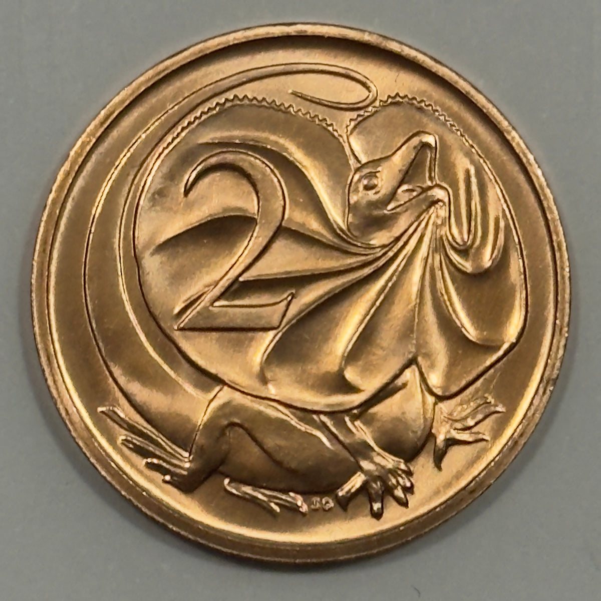 1988 2 Cent Coin - Uncirculated - Two Cent - ex Mint Set Coin - in 2x2