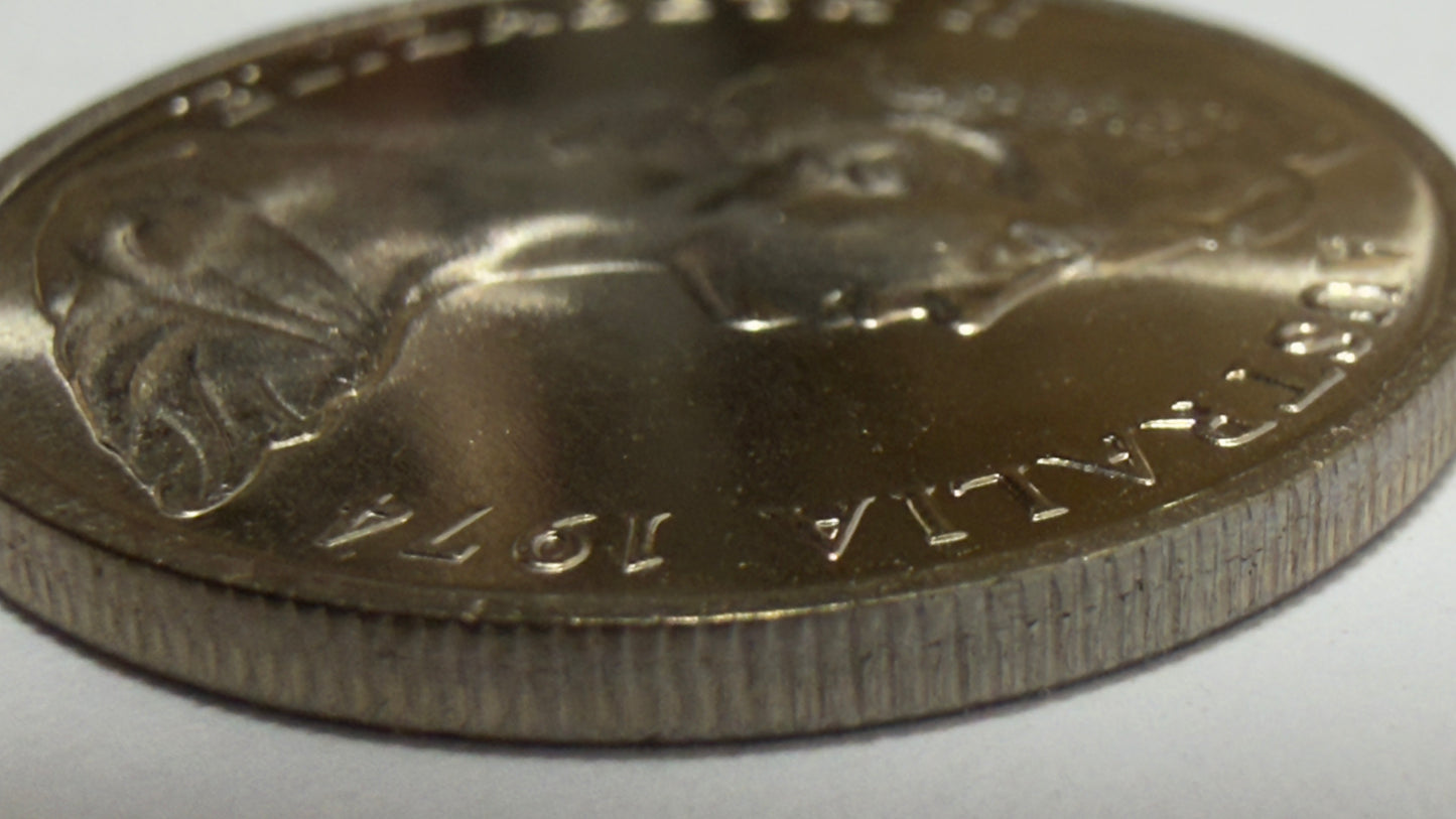 1974 10 Cent Coin - Uncirculated - Ex RAM Roll - comes in 2x2