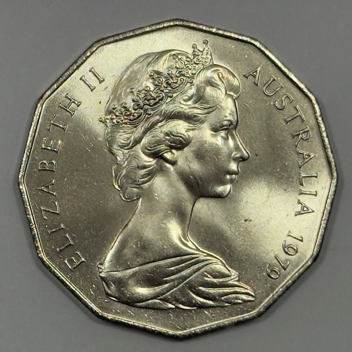 1979 50 Cent Coin - 50c COA Double Bar - Uncirculated - Ex RAM Roll