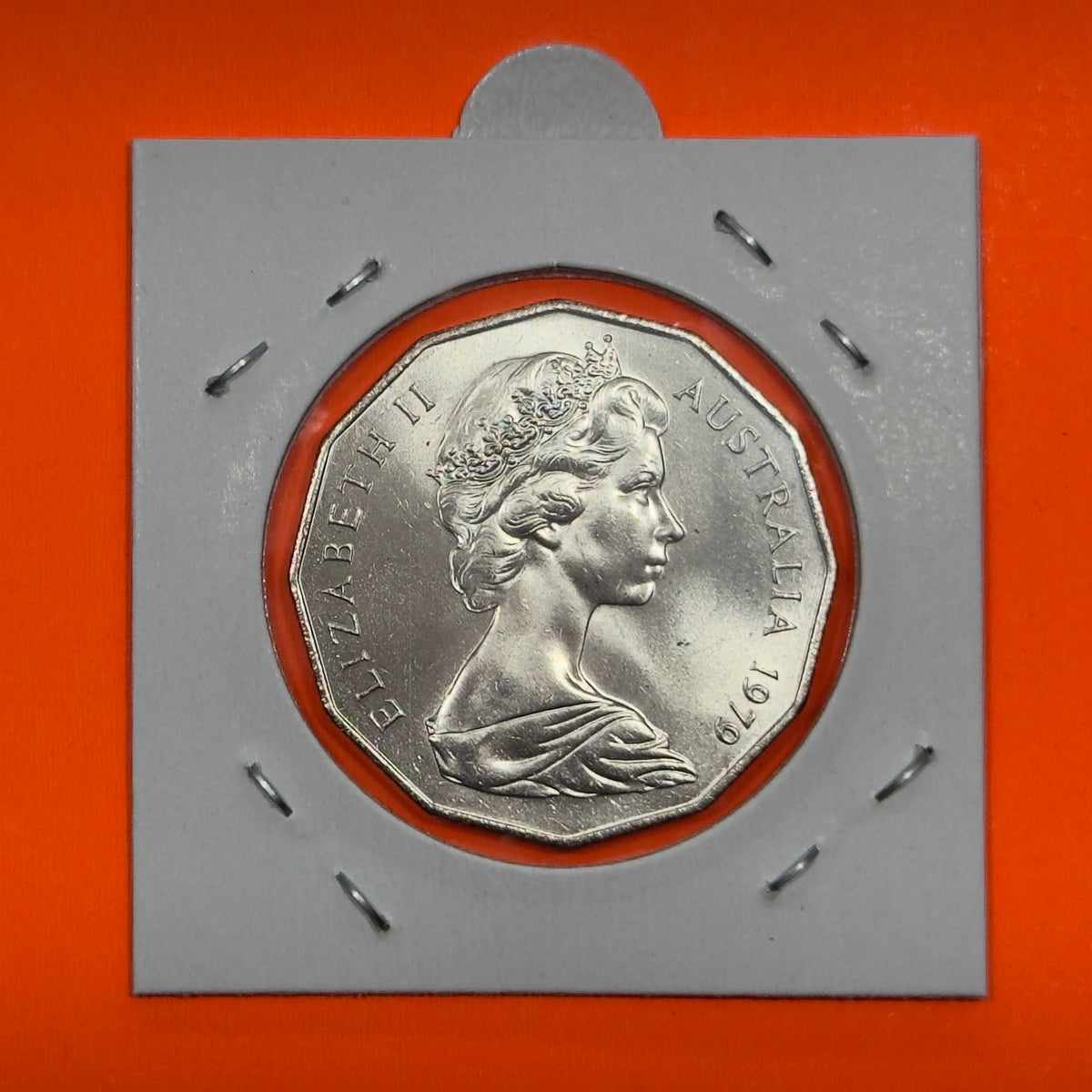 1979 50 Cent Coin - 50c COA Double Bar - Uncirculated - Ex RAM Roll