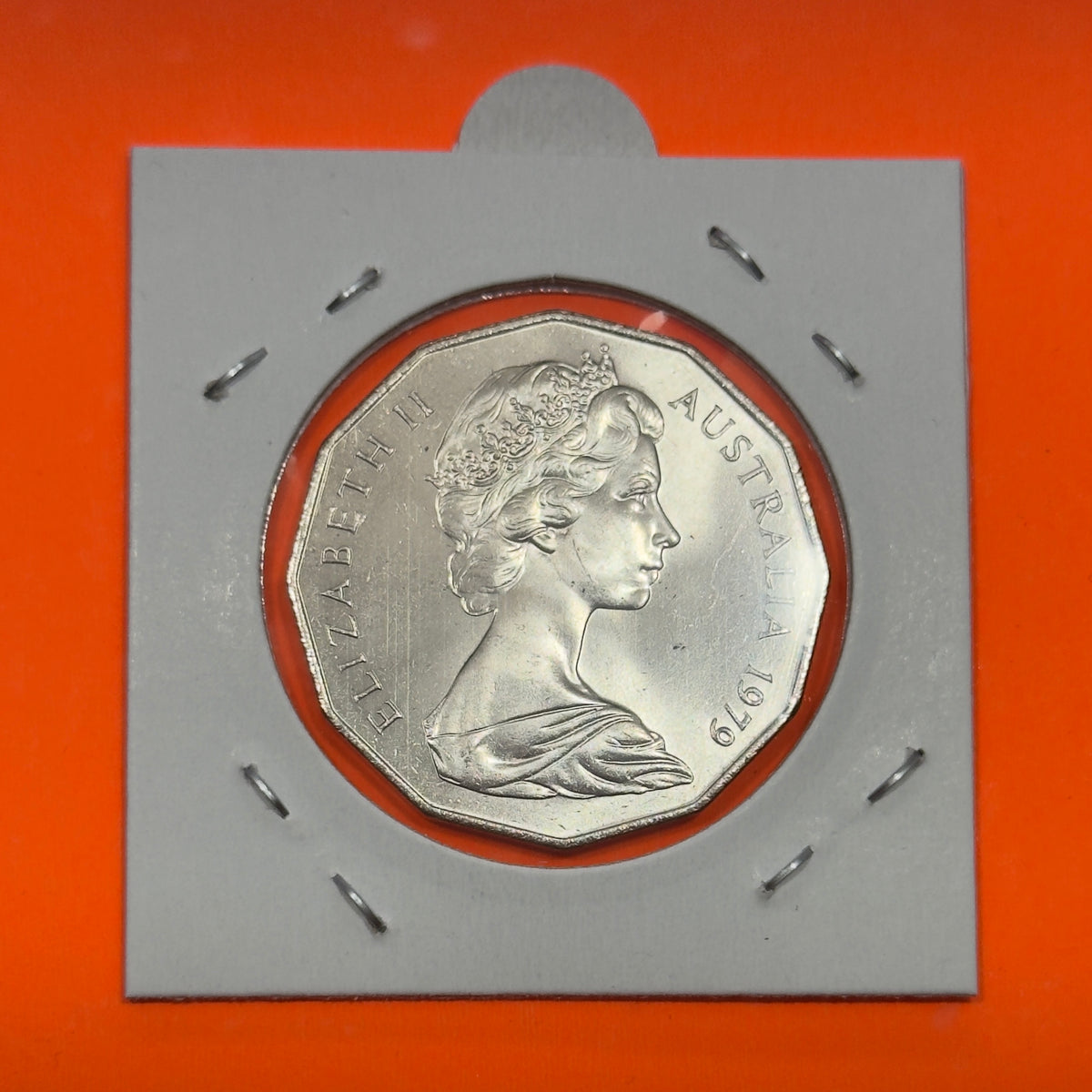 1979 50 Cent Coin - 50c COA Double Bar - Uncirculated - Ex RAM Roll