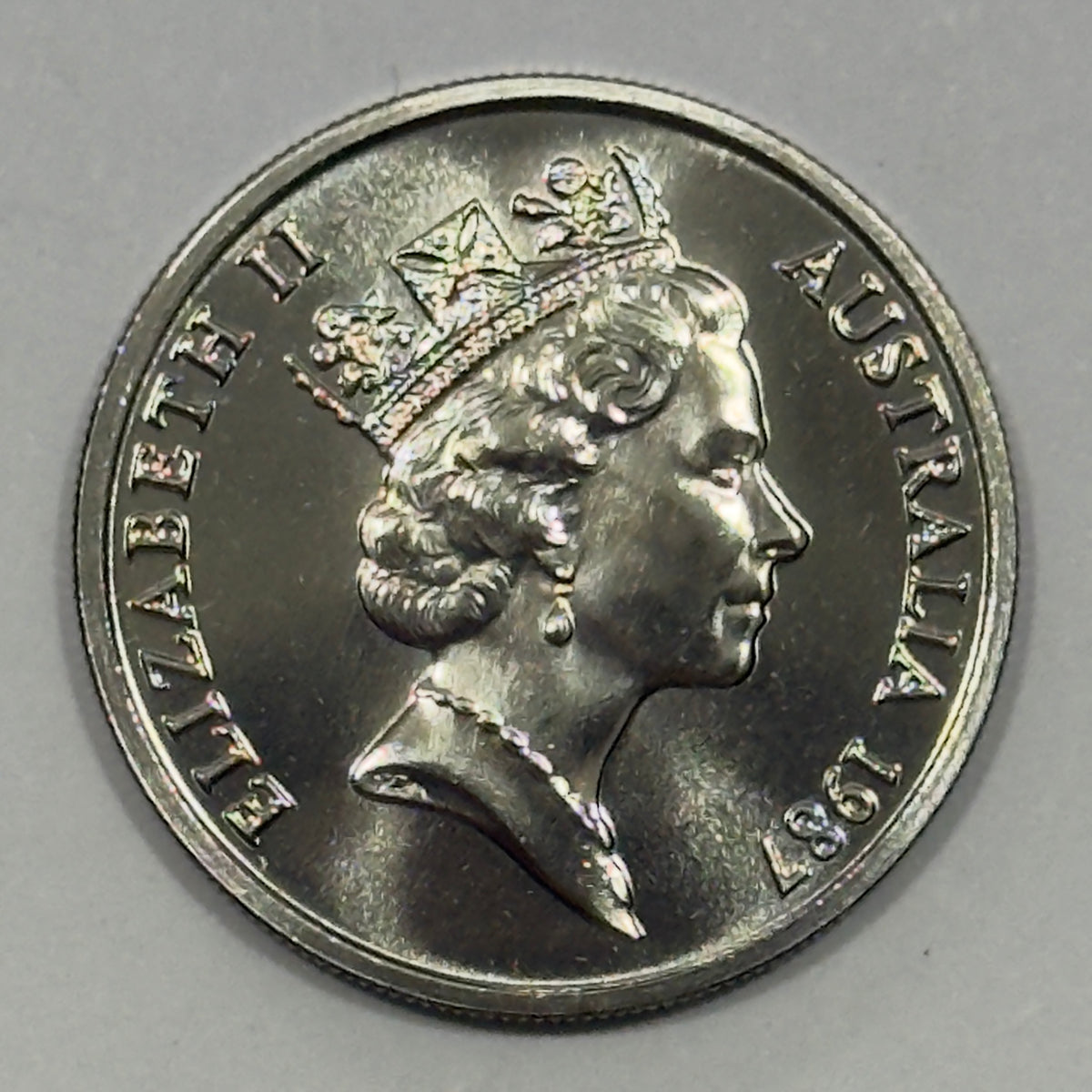 1987 10 Cent Coin - Uncirculated - Mint Set Only Coin - Ten Cent