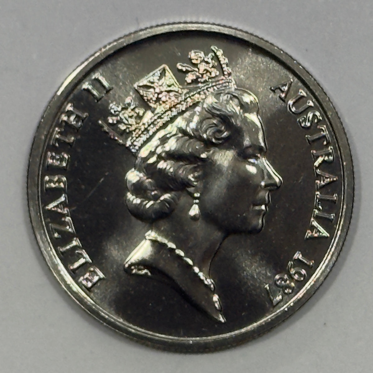 1987 10 Cent Coin - Uncirculated - Mint Set Only Coin - Ten Cent