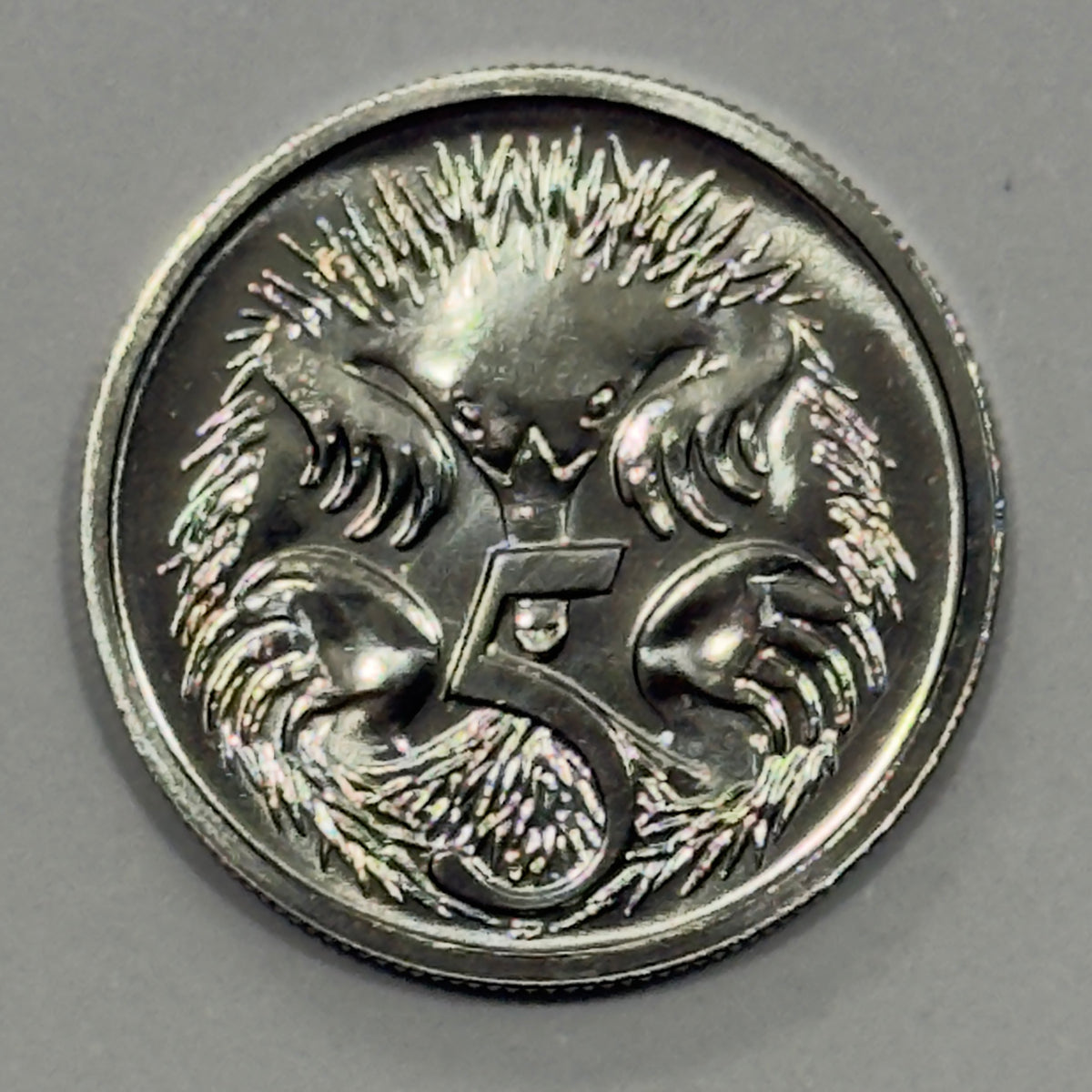 1987 5 Cent Coin - Choice Uncirculated 5c - Ex Mint Set Coin - Five Cent