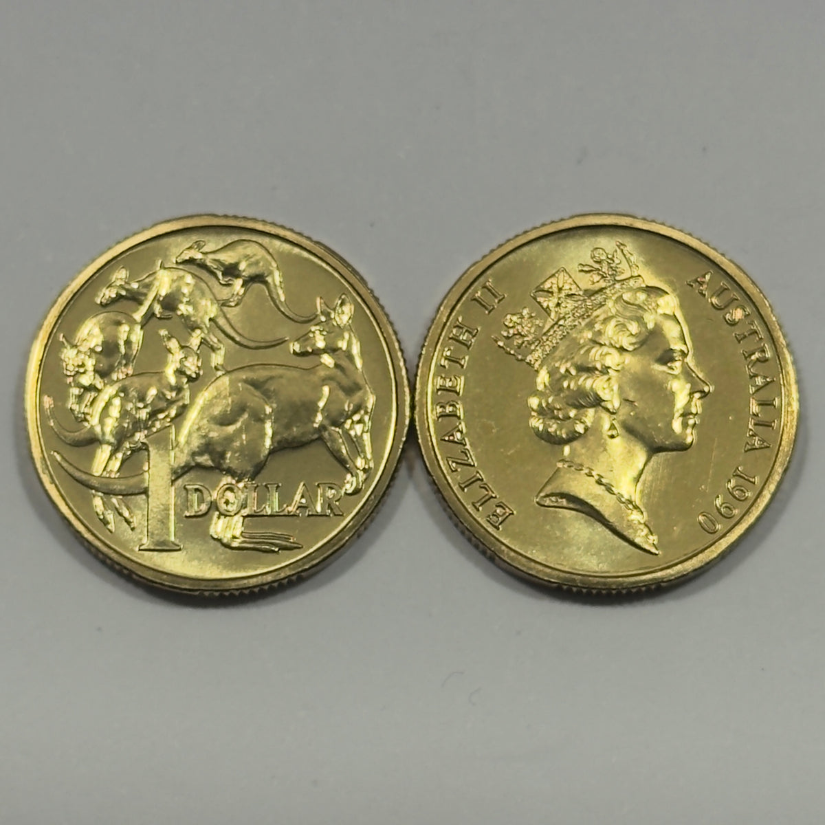 1990 $1 Coin - Choice Uncirculated - MINT SET ONLY coin - One Dollar - in 2x2