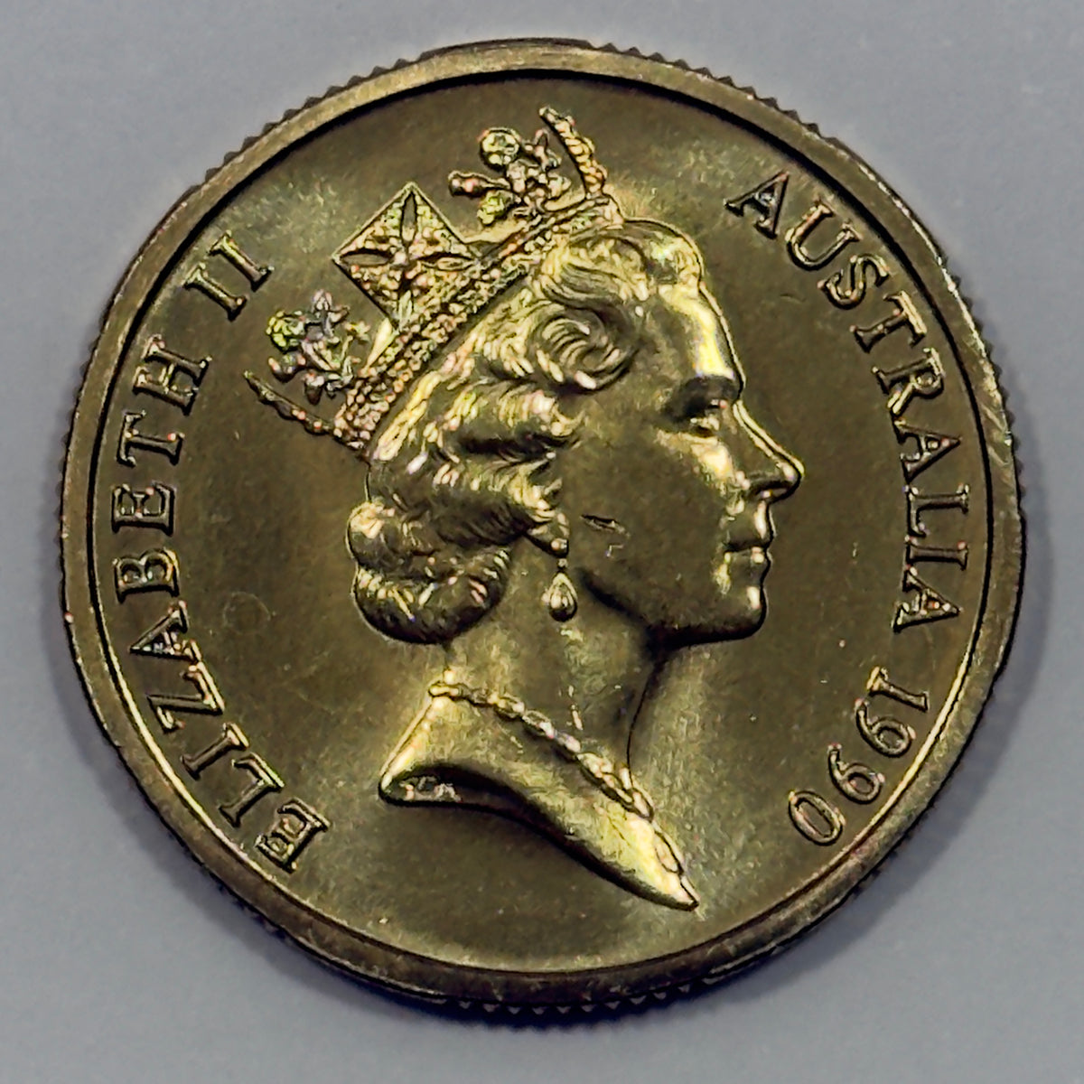 1990 $1 Coin - Choice Uncirculated - MINT SET ONLY coin - One Dollar - in 2x2