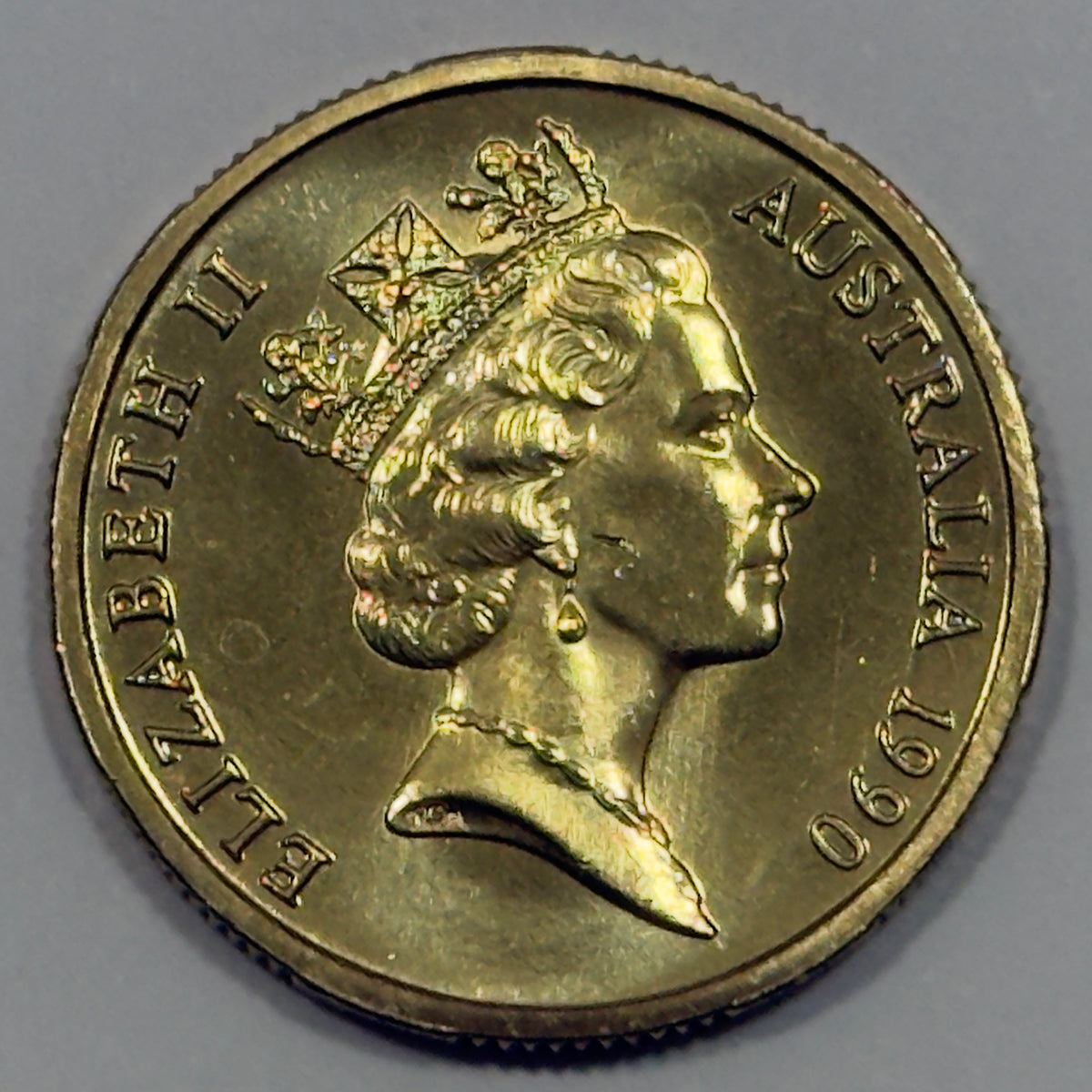 1990 $1 Coin - Choice Uncirculated - MINT SET ONLY coin - One Dollar - in 2x2
