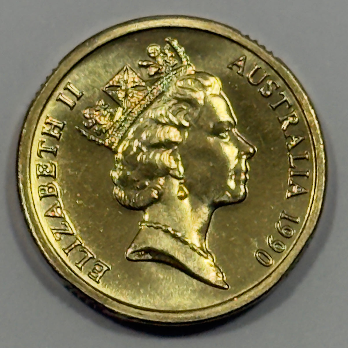 1990 $2 Coin - Choice Uncirculated - ex MINT SET coin - Two Dollar - in 2x2