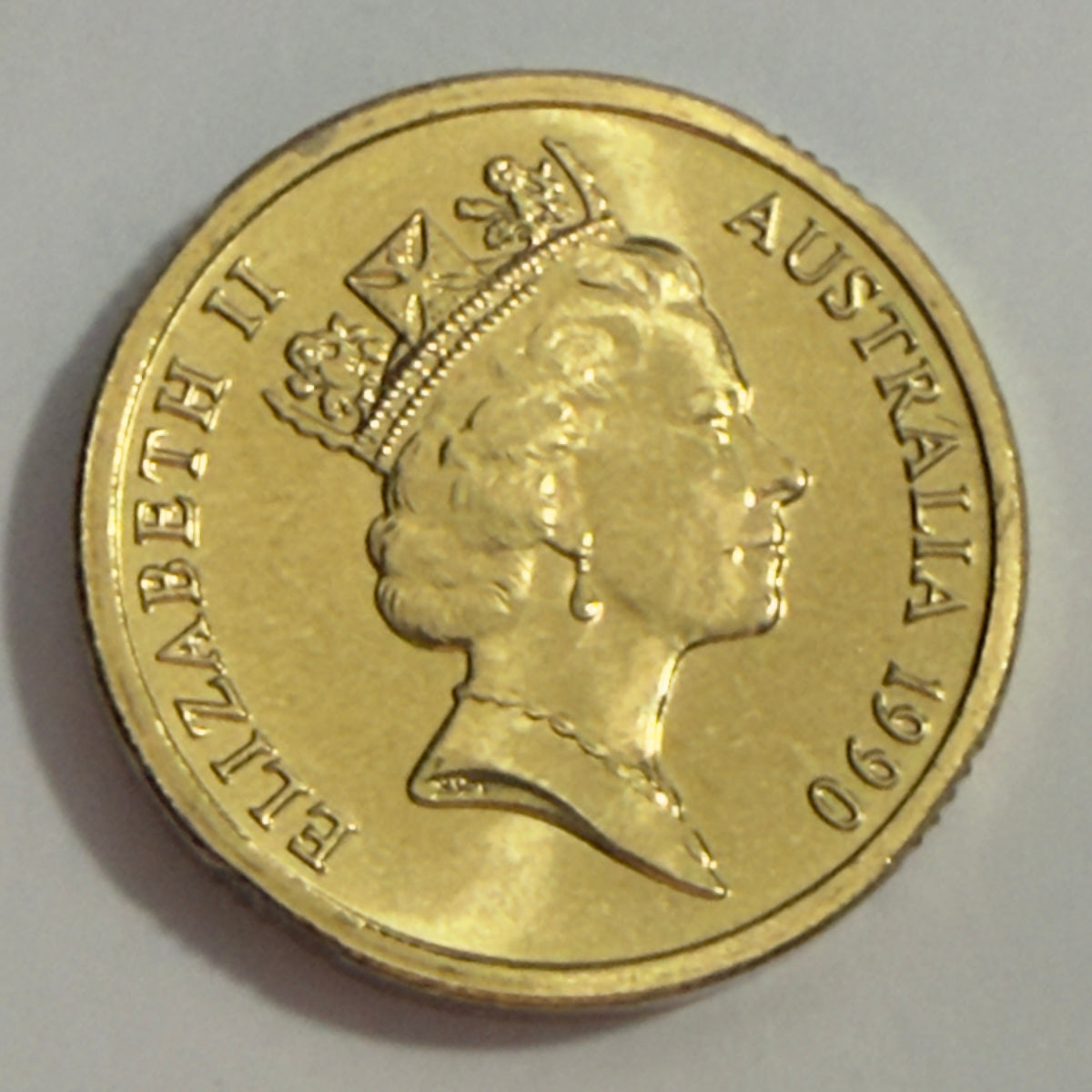 1990 $2 Coin - Choice Uncirculated - ex MINT SET coin - Two Dollar - in 2x2