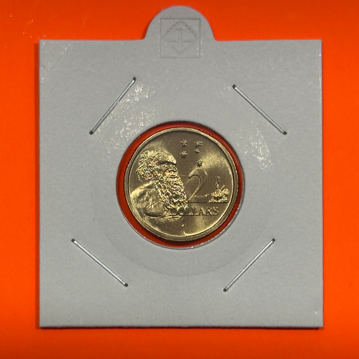 1990 $2 Coin - Choice Uncirculated - ex MINT SET coin - Two Dollar - in 2x2