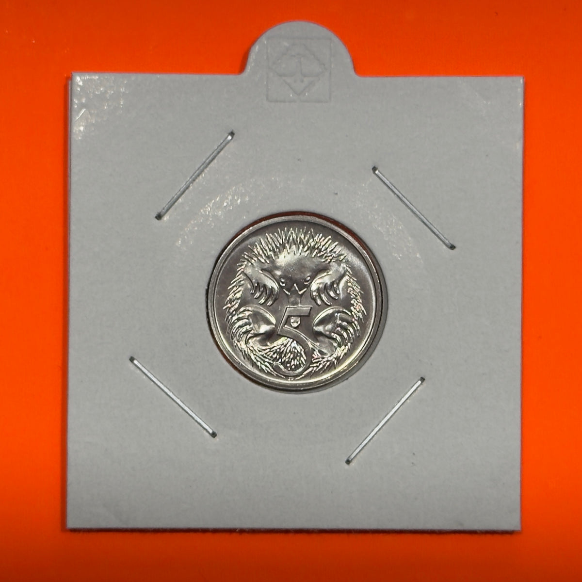 1990 5 Cent Coin - Choice Uncirculated - ex mint set - Five Cent 5c - comes in 2x2