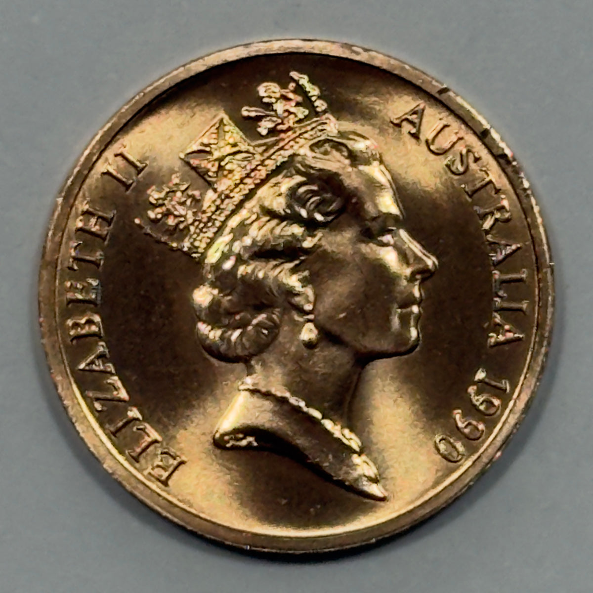 1990 1 Cent Coin - Choice Uncirculated - Ex MINT SET 1c Coin - Comes In 2x2