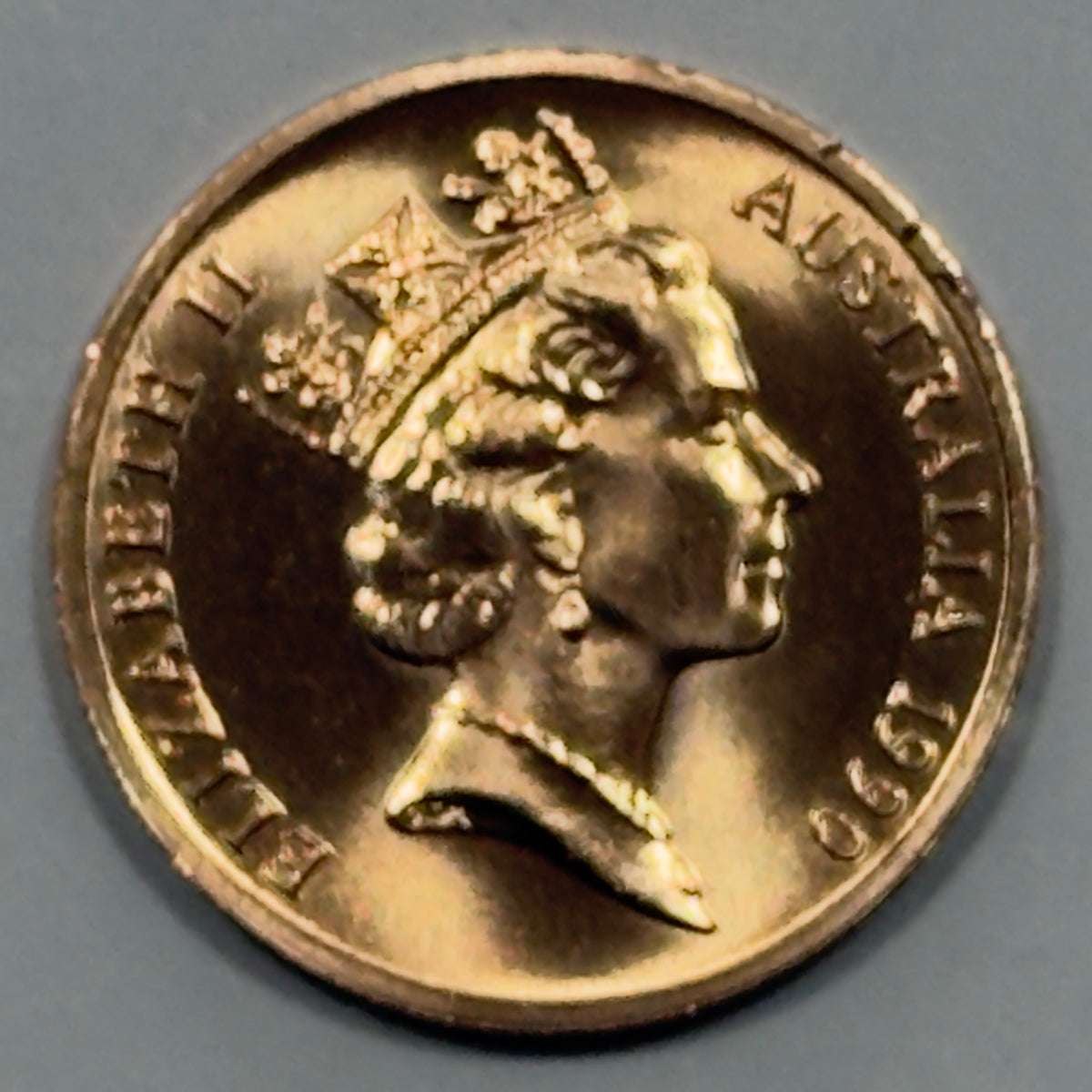 1990 1 Cent Coin - Choice Uncirculated - Ex MINT SET 1c Coin - Comes In 2x2