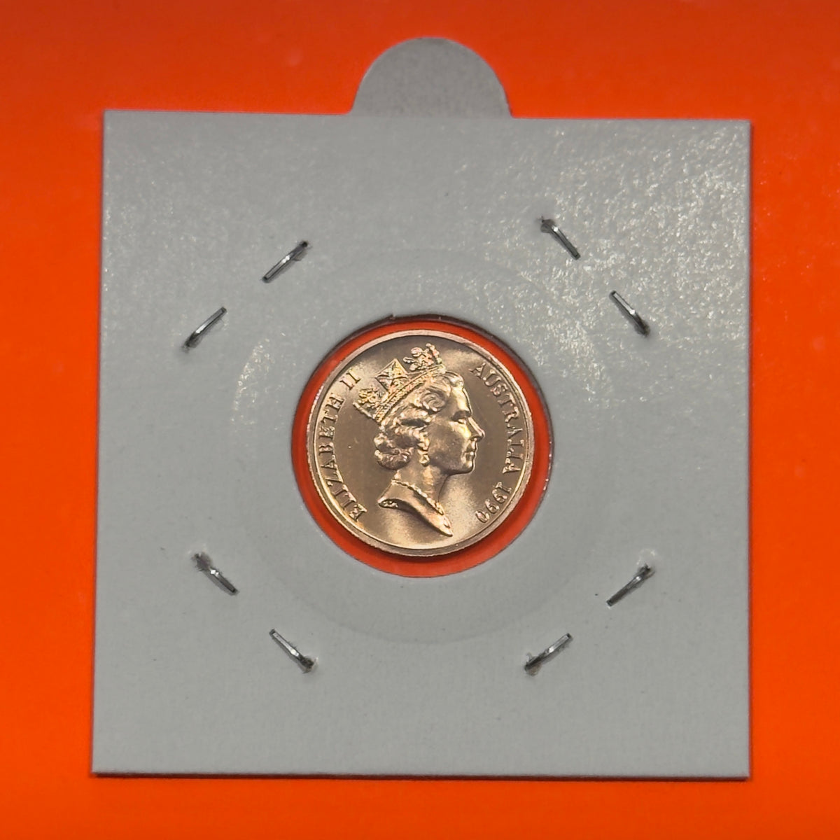 1990 1 Cent Coin - Choice Uncirculated - Ex MINT SET 1c Coin - Comes In 2x2