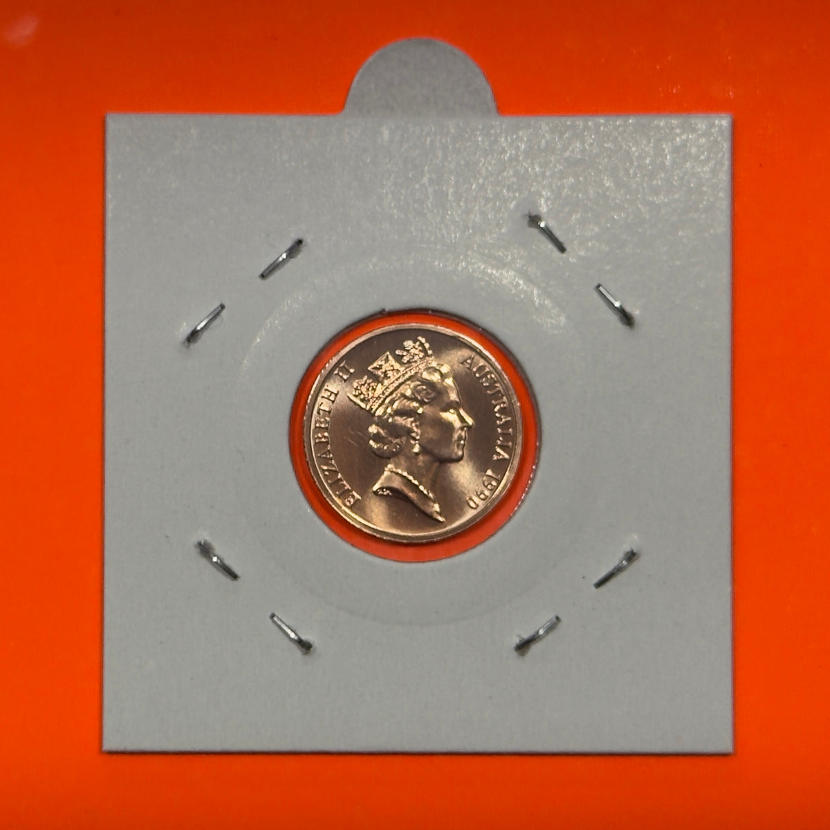 1990 1 Cent Coin - Choice Uncirculated - Ex MINT SET 1c Coin - Comes In 2x2