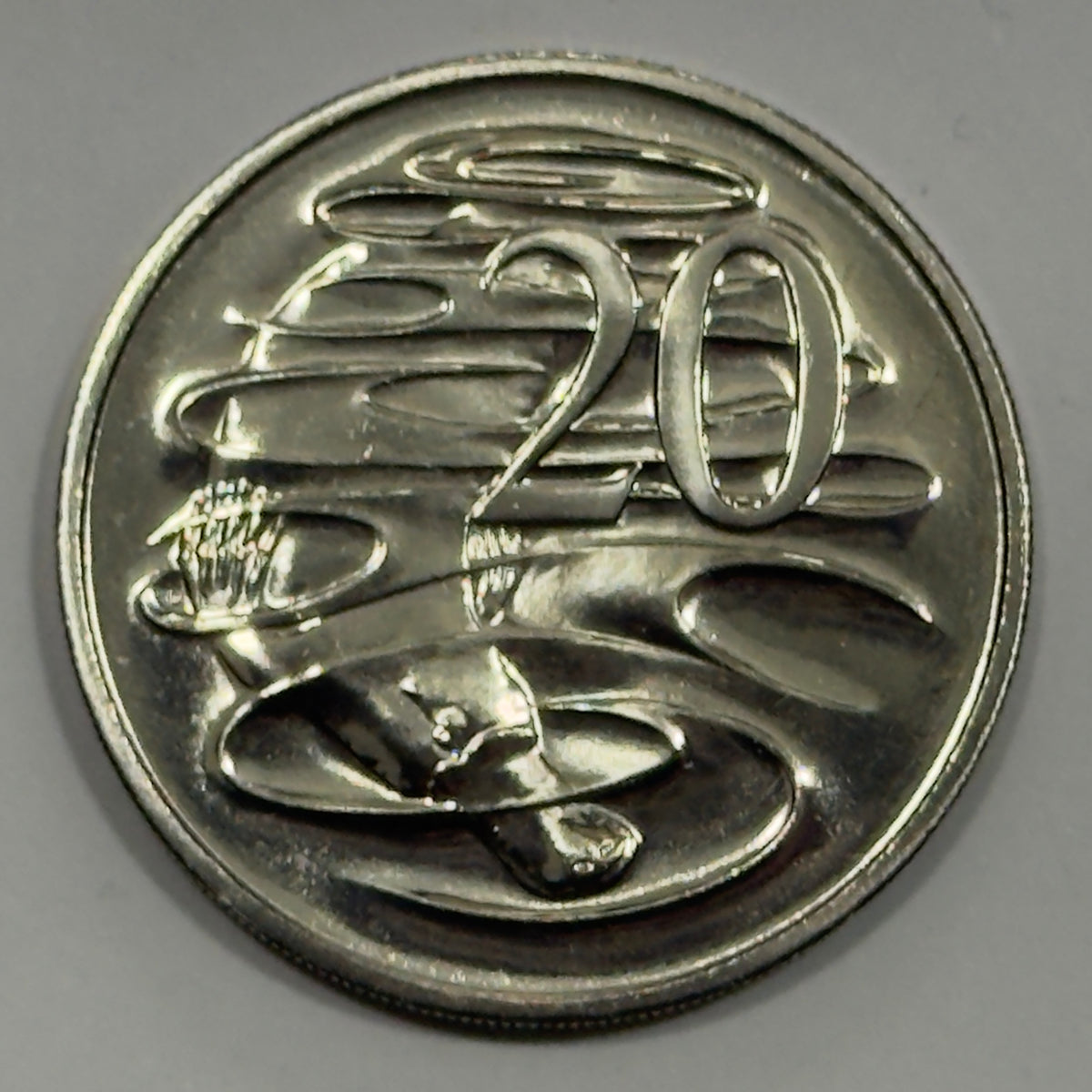 1998 20 Cent Coin - Choice Uncirculated - ex mint set coin - comes in 2x2